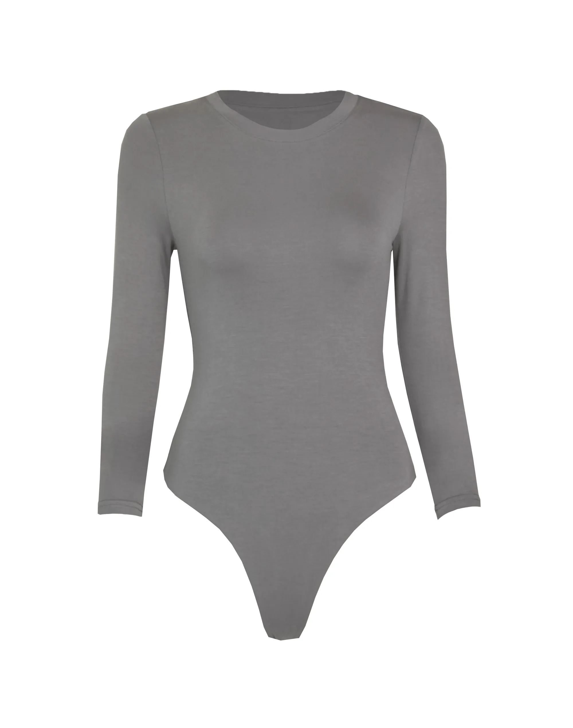 Nighthawk Long Sleeve Bodysuit (Charcoal)