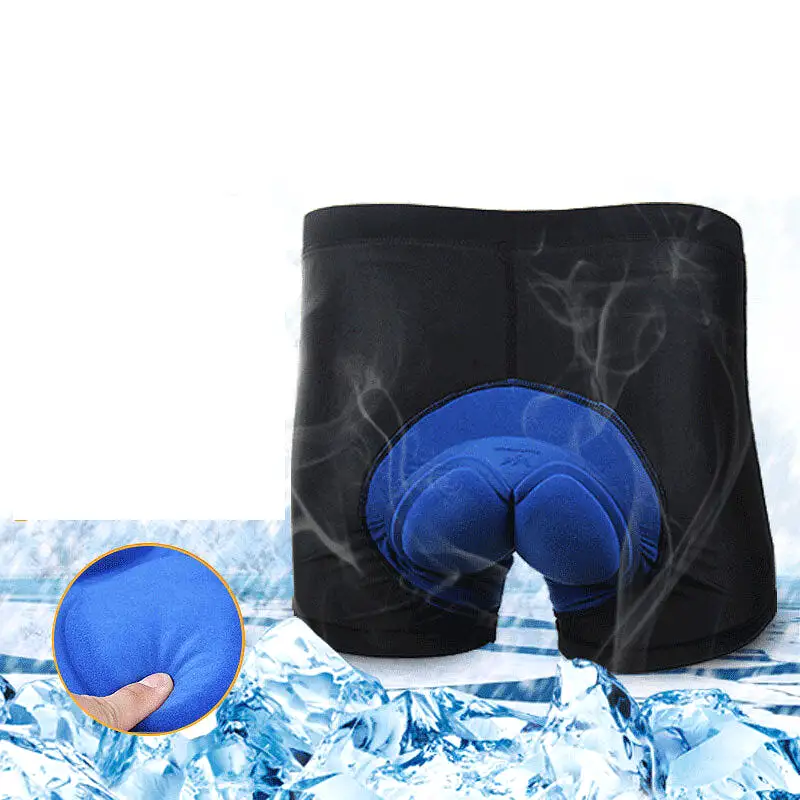 Outdoor Bicycle Silicone Cushion Short Pants Bike Breathable Underpants Soft Sock-Absorption Cycling Underwear