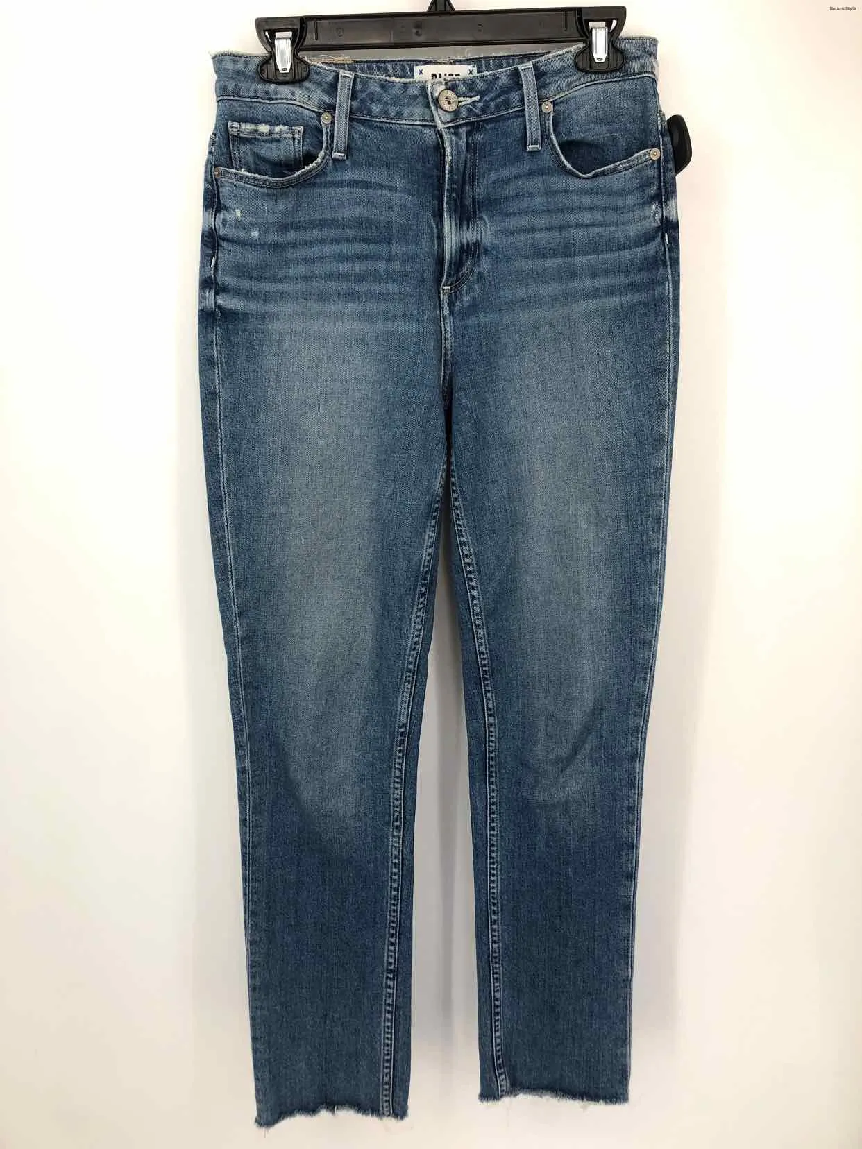 PAIGE Blue Denim Distressed Skinny Size SMALL (S) Jeans