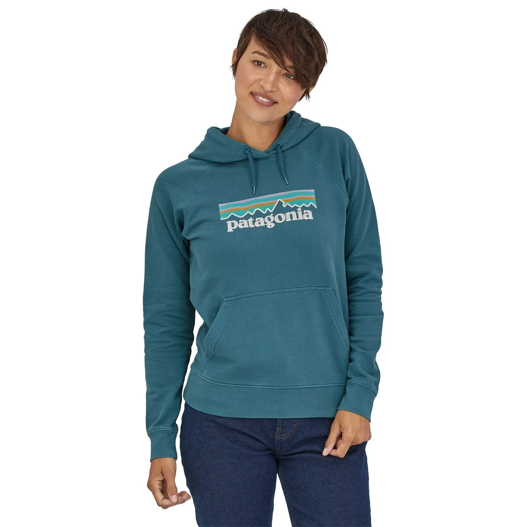 Patagonia Women's Pastel P-6 Logo Organic Hoody