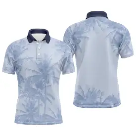 Polo de Golf Fonctionnel Pour Homme et Femme, Motif Nature, Art Cocotier, Polo à Séchage Rapide Pour Golfer et Golfeuse - CTS210