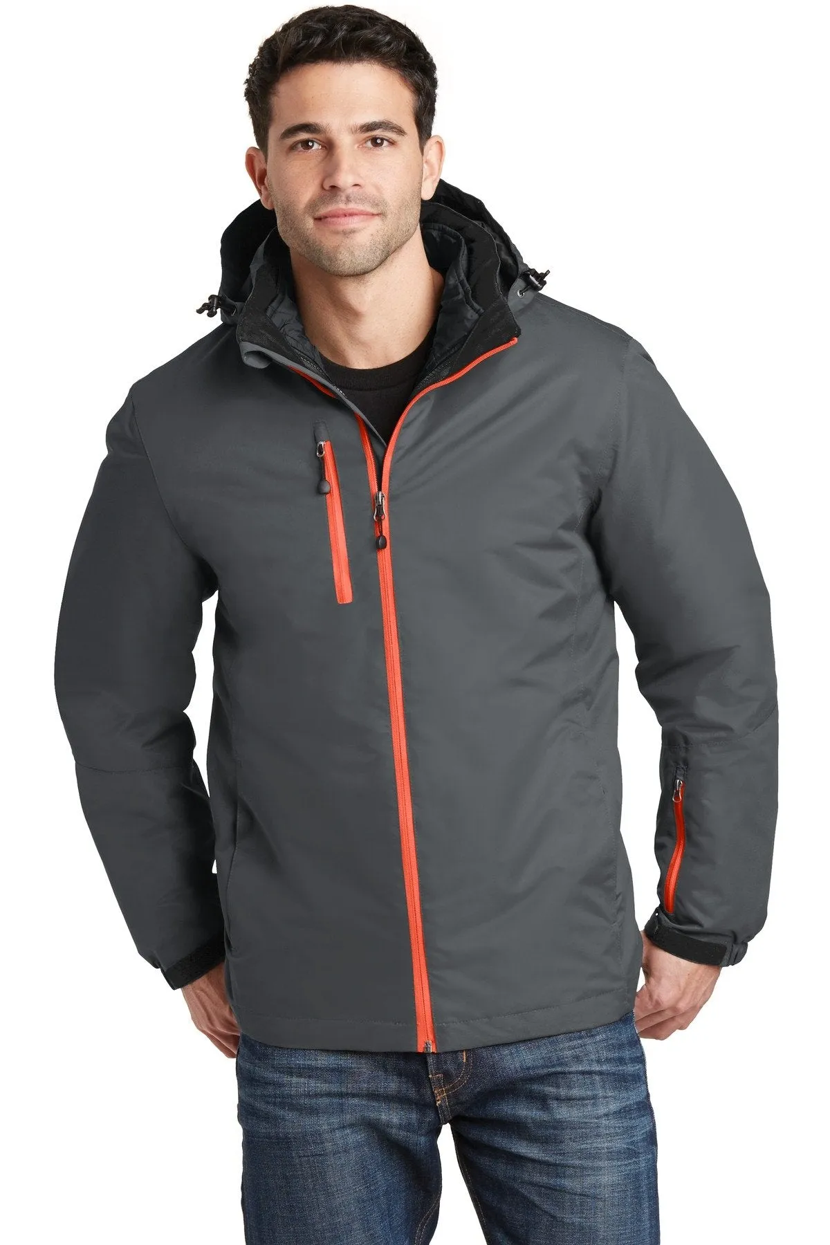 Port Authority Vortex Waterproof 3-in-1 Jacket J332 Magnet/ Orange