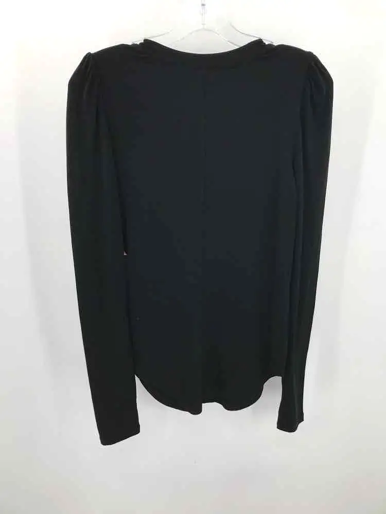 Pre-Owned Generation Love Black Size Medium Long Sleeve Blouse