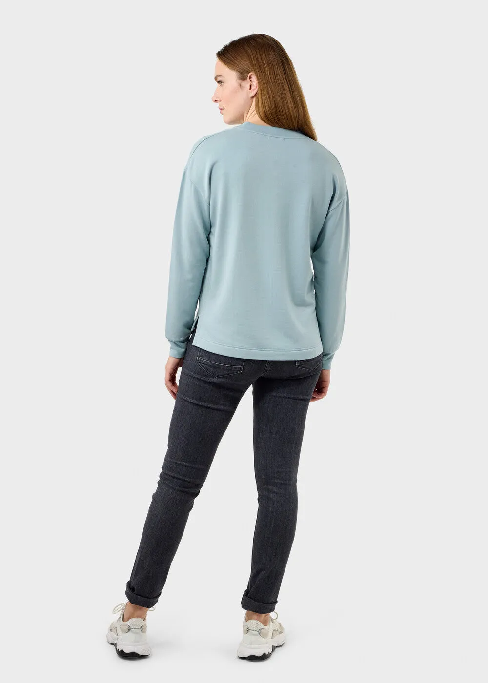 Sandwich V-Neck Sweater | Blue