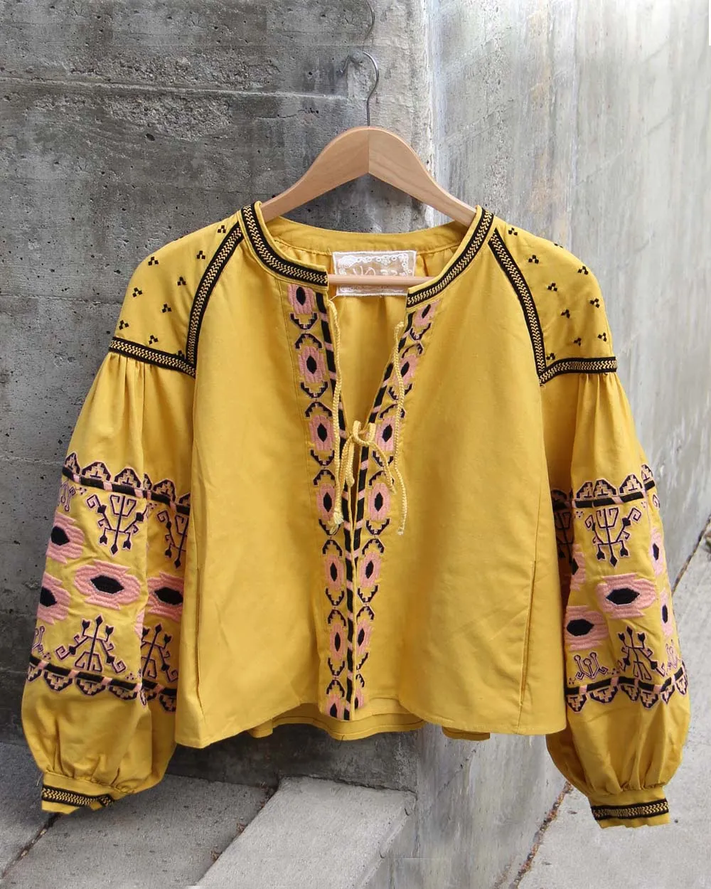 Saskatoon Boho Jacket in Mustard