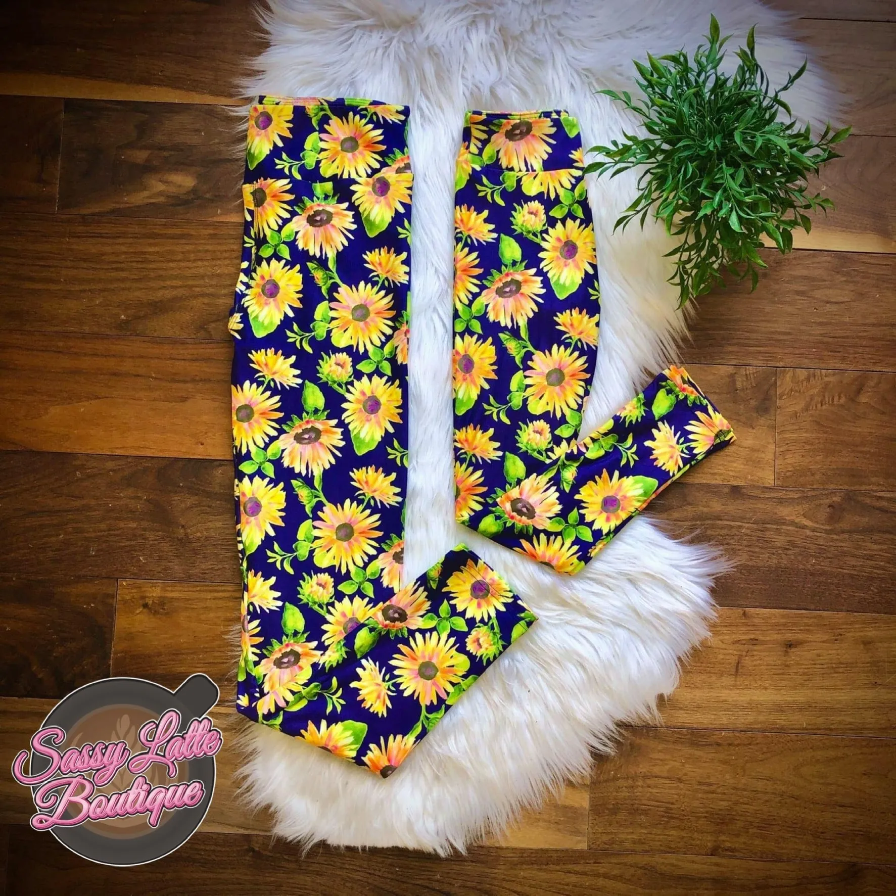 Sassy Sunflower Leggings