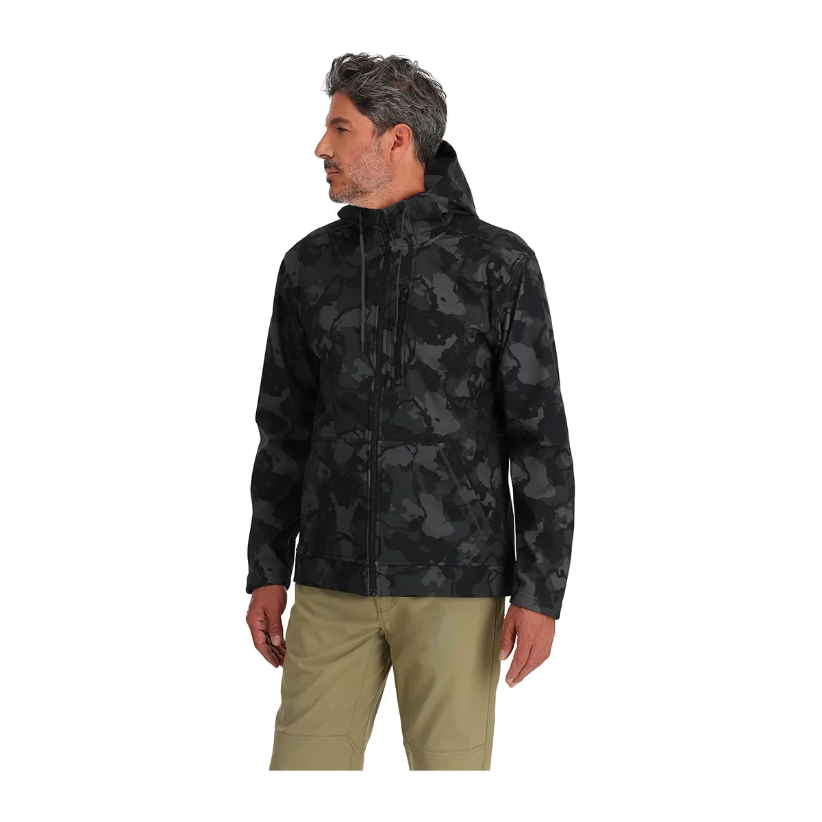 Simms Rogue Hoody Regiment Camo Carbon