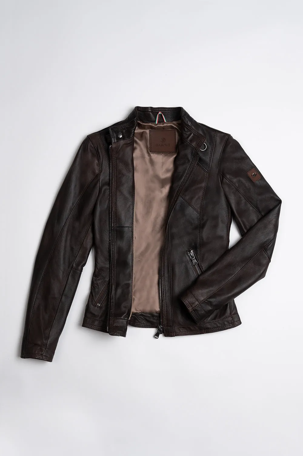 Sofia leather jacket