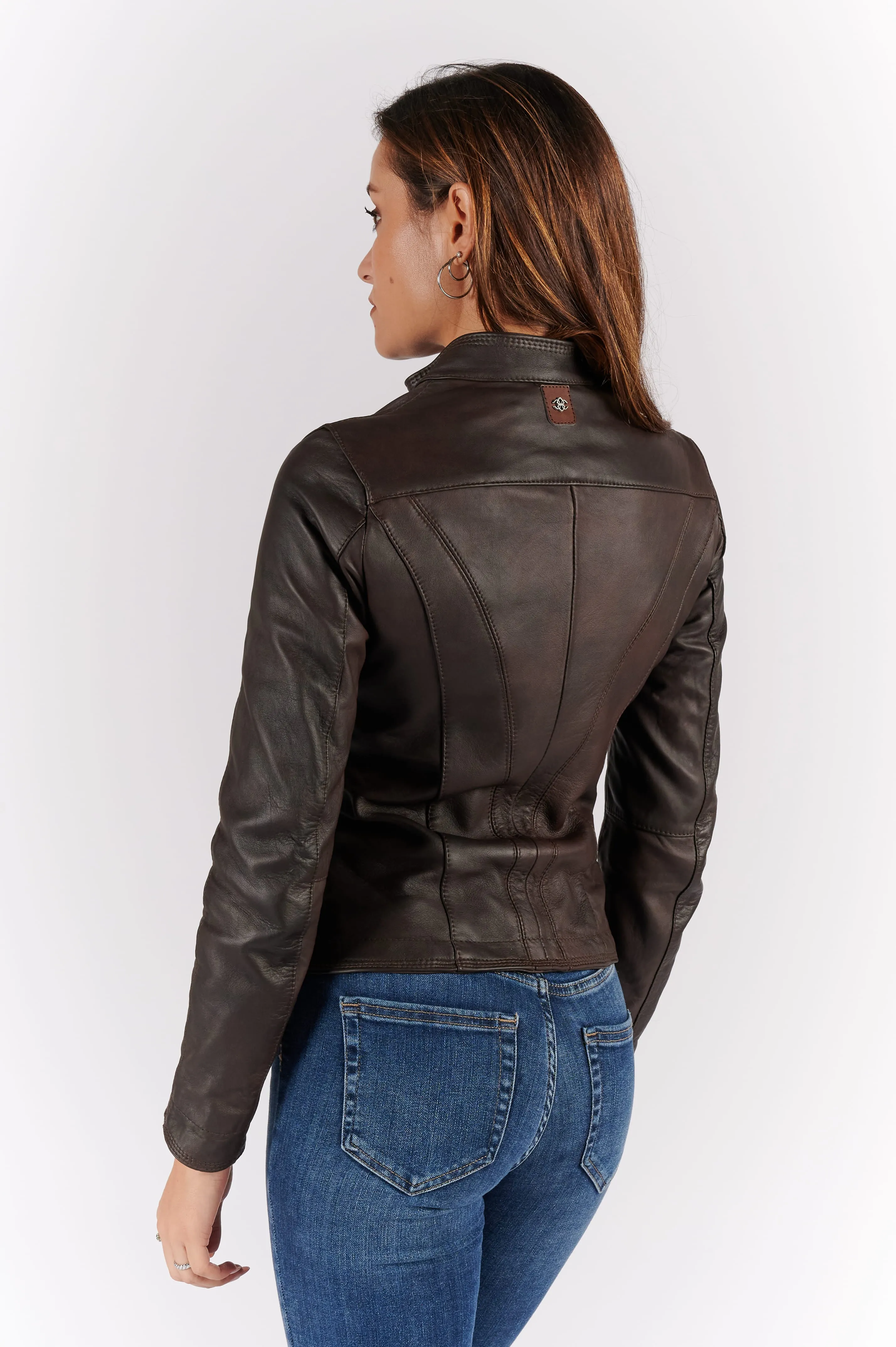 Sofia leather jacket