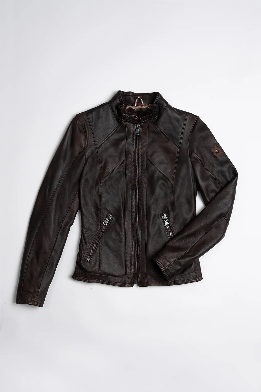 Sofia leather jacket