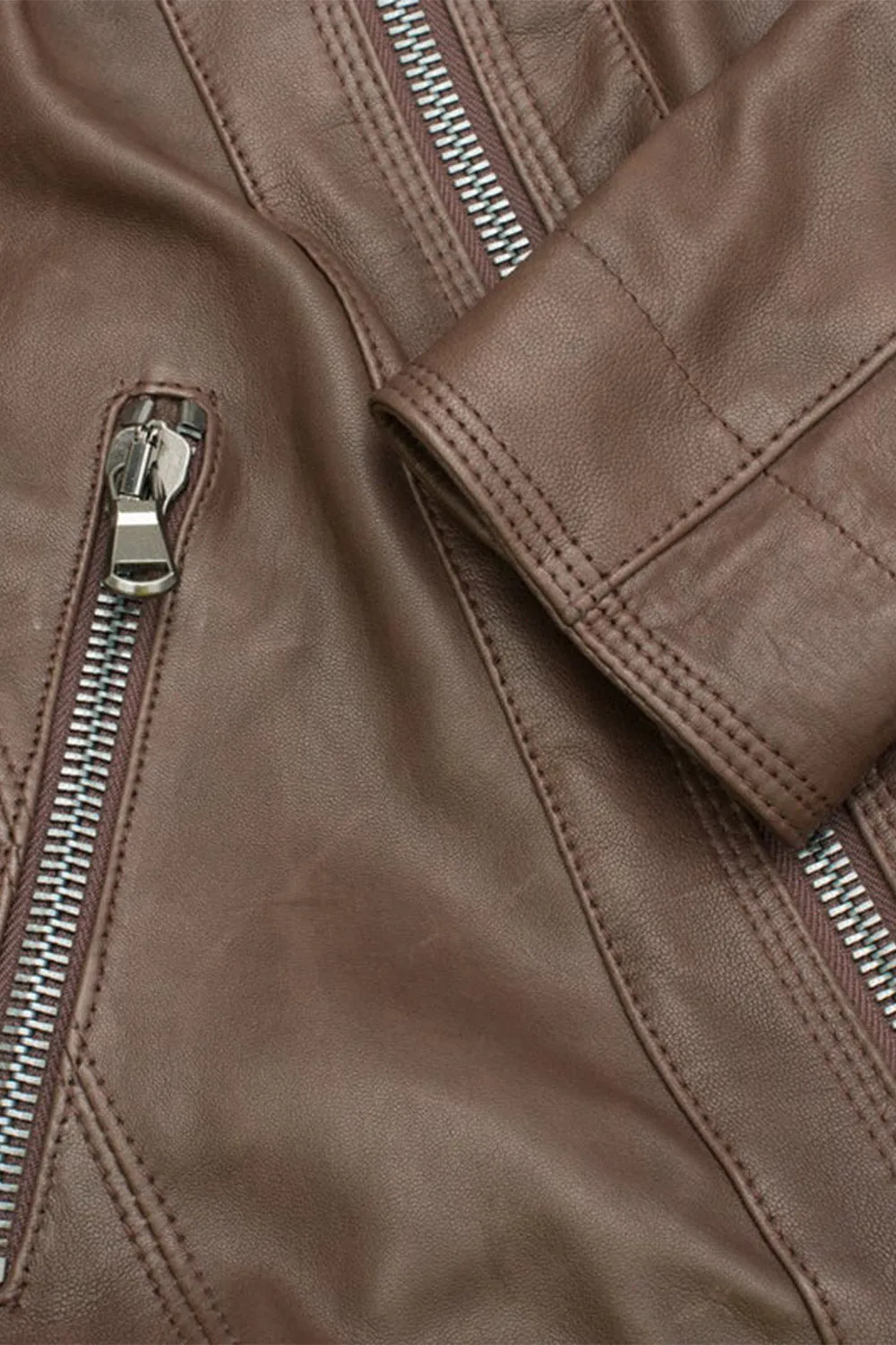 Sofia leather jacket