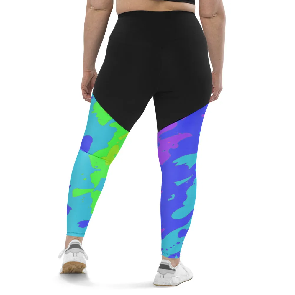 Sports Leggings Tie Dye