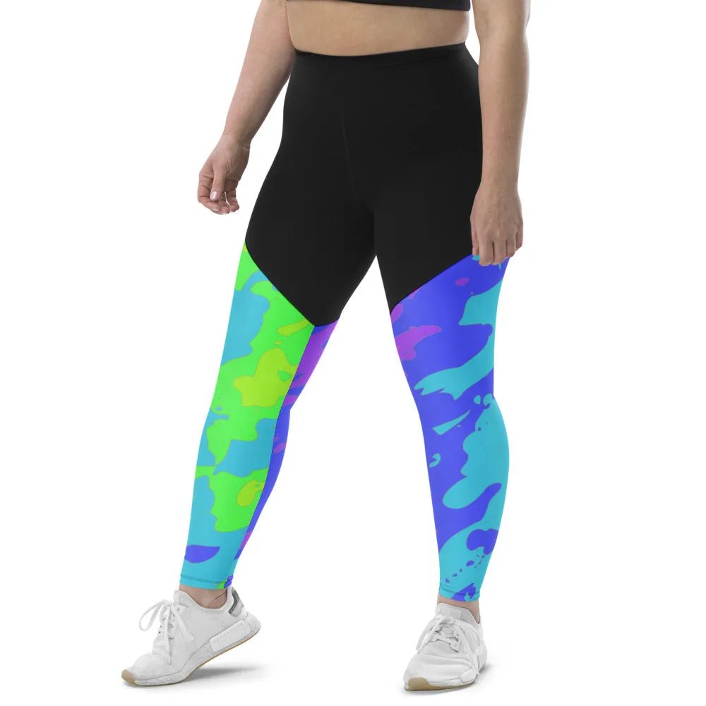 Sports Leggings Tie Dye