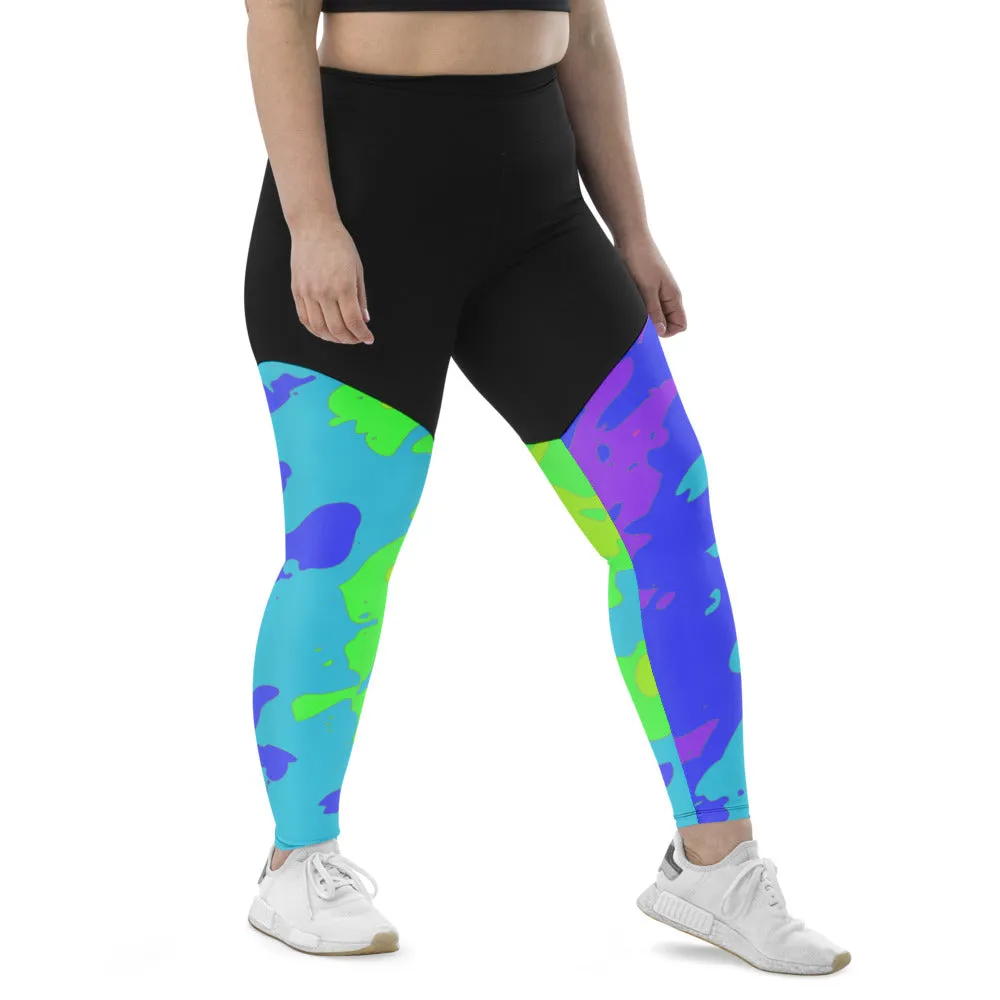 Sports Leggings Tie Dye