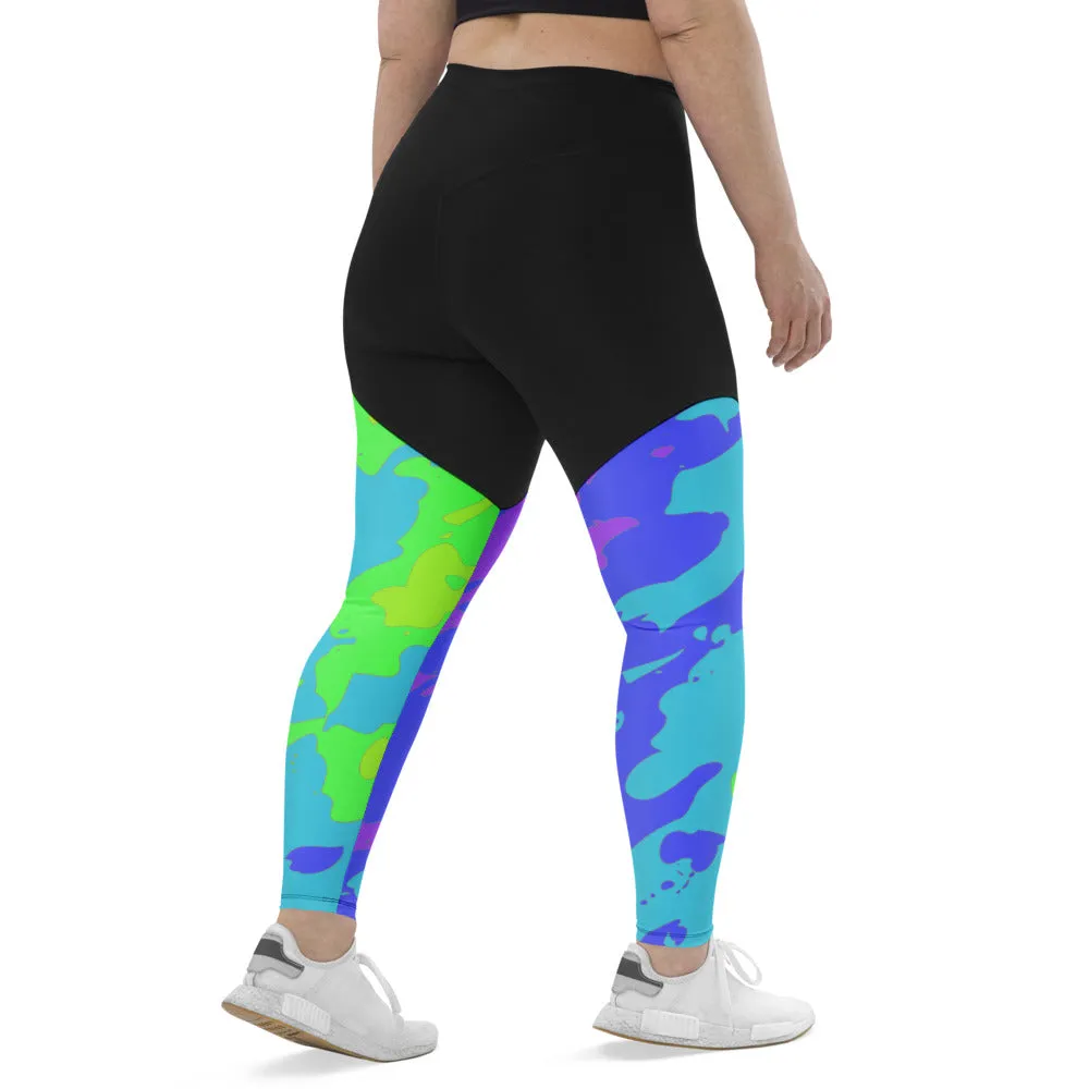 Sports Leggings Tie Dye