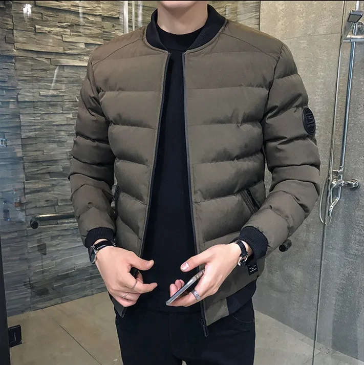 Stand Collar Down Jacket Men's