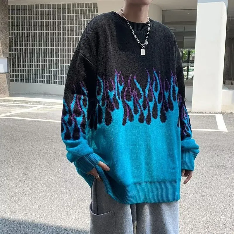 Streetwear Flames Sweater