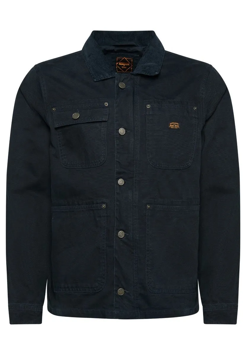 Superdry Vintage Ranch Canvas Jacket Eclipse Navy