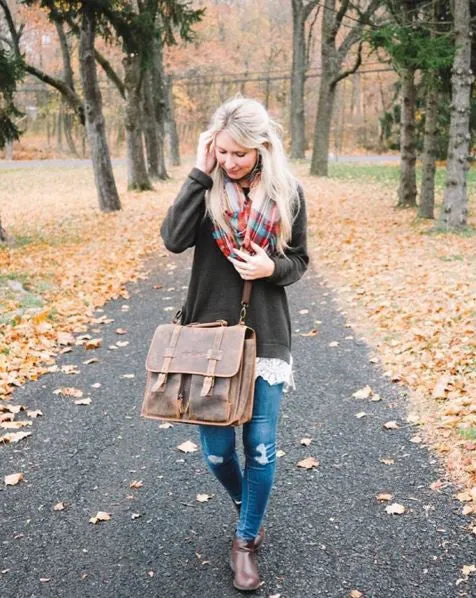 The Boyfriend Lace Sweater in Sage