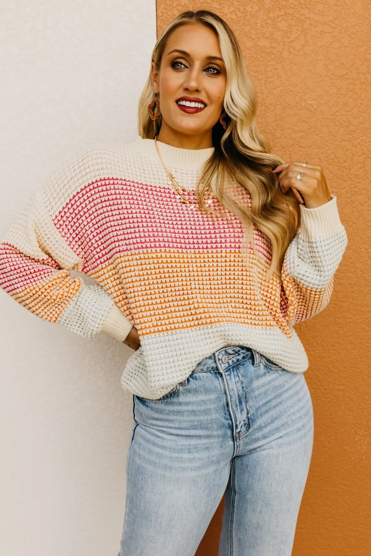 The Maliah Color Block Sweater