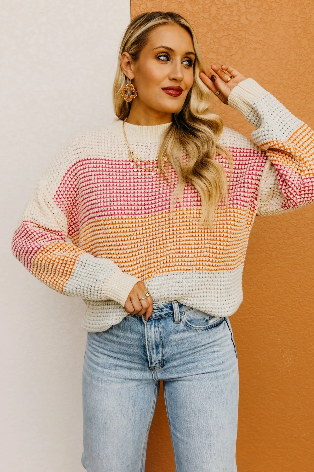 The Maliah Color Block Sweater