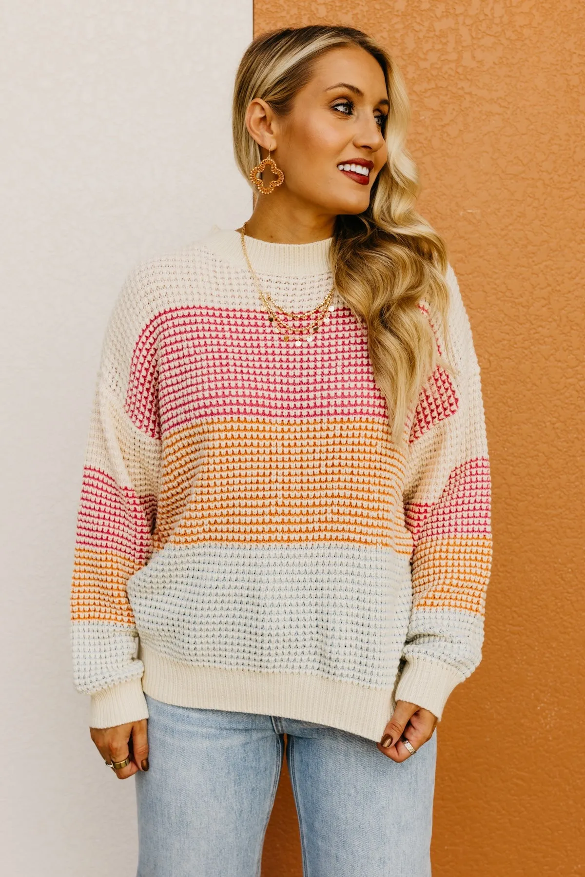 The Maliah Color Block Sweater