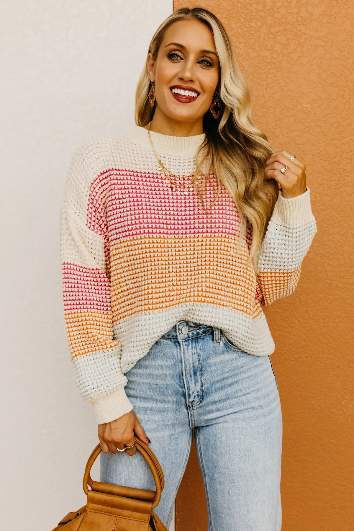 The Maliah Color Block Sweater