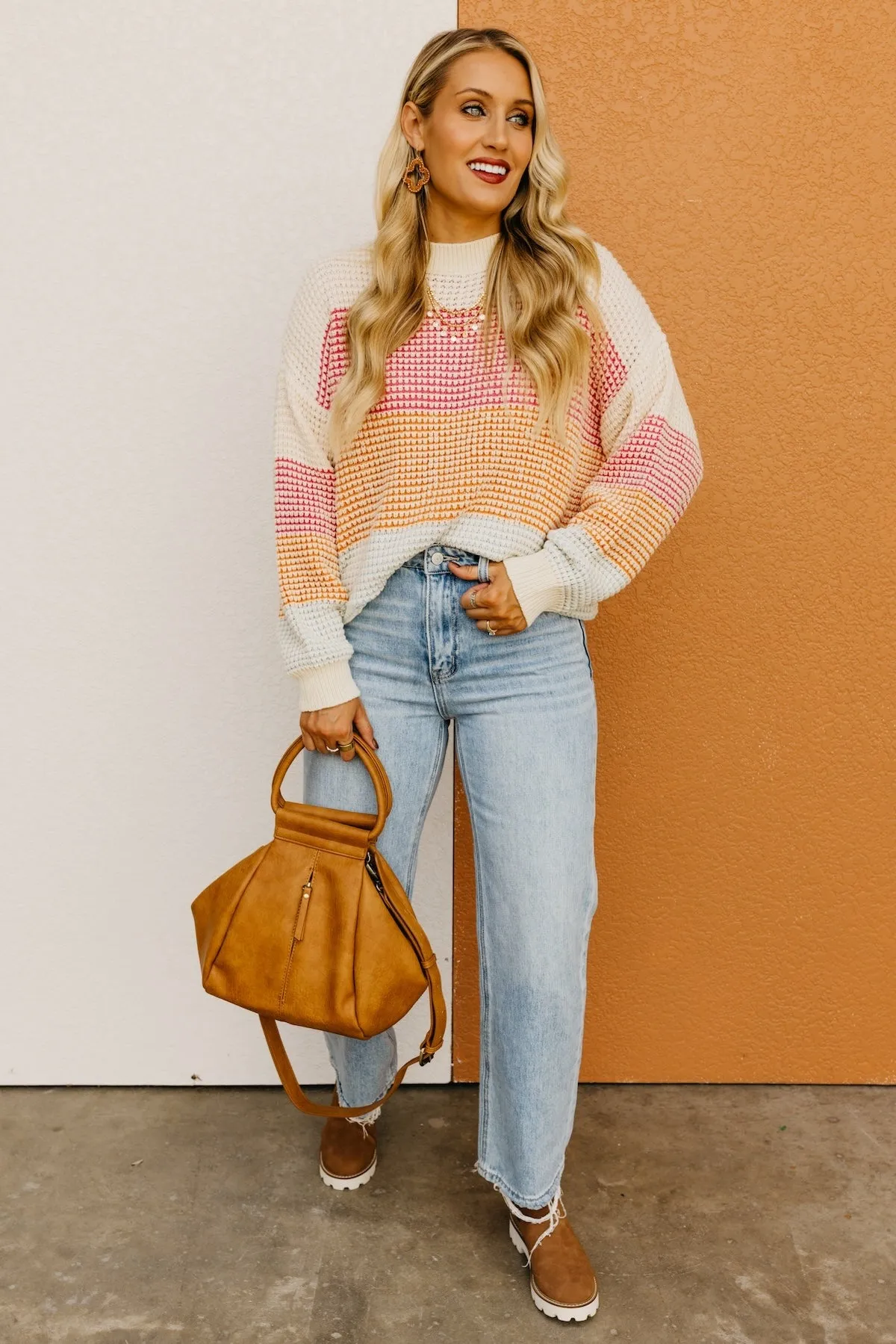 The Maliah Color Block Sweater