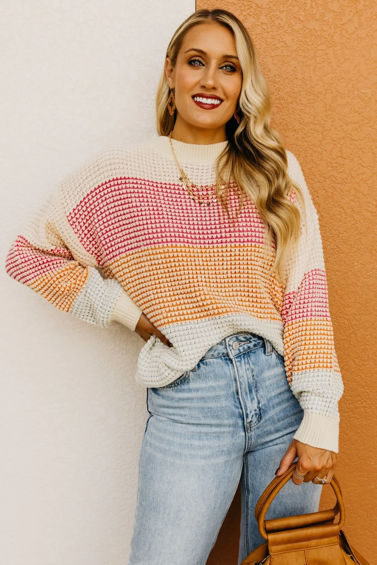 The Maliah Color Block Sweater