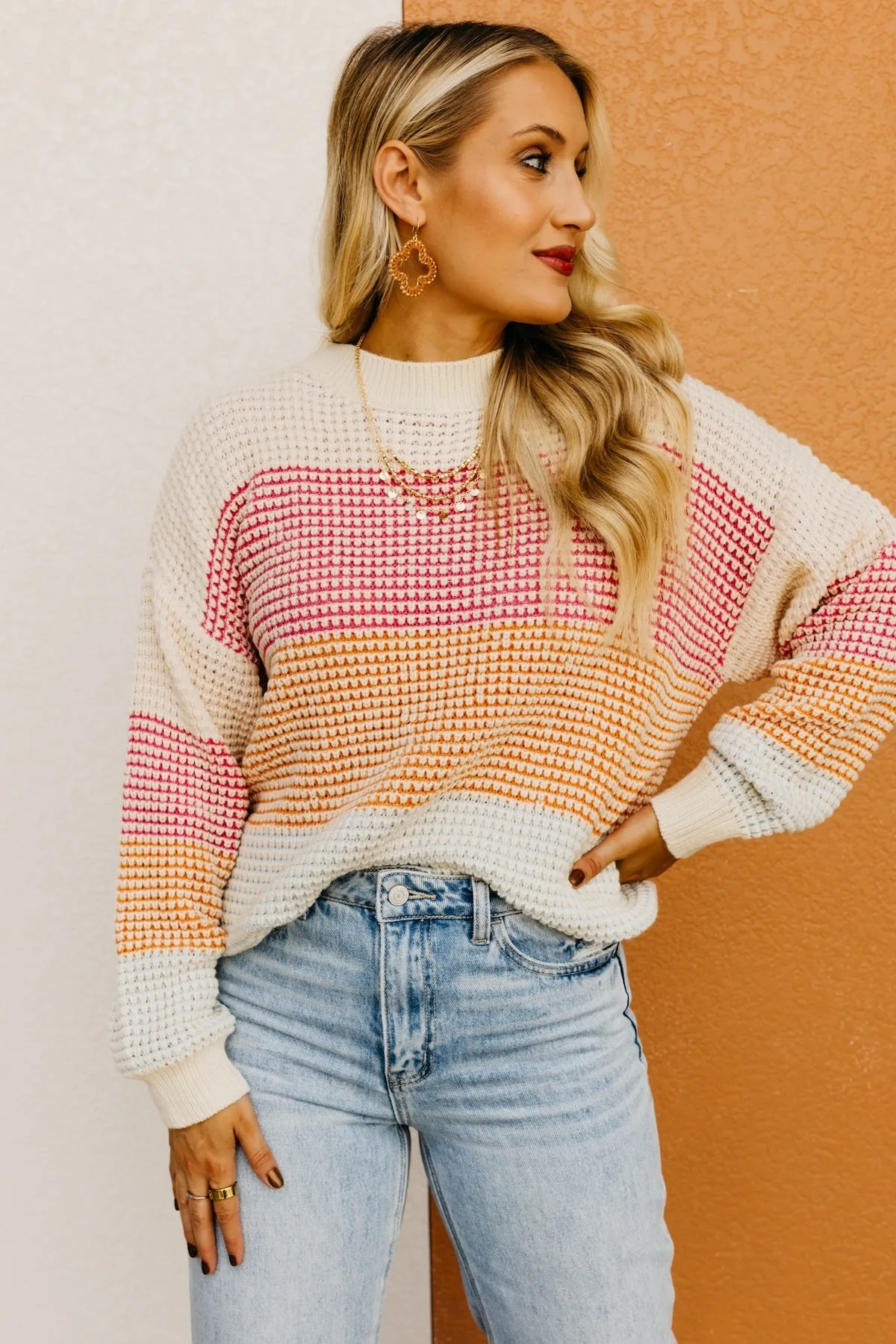 The Maliah Color Block Sweater