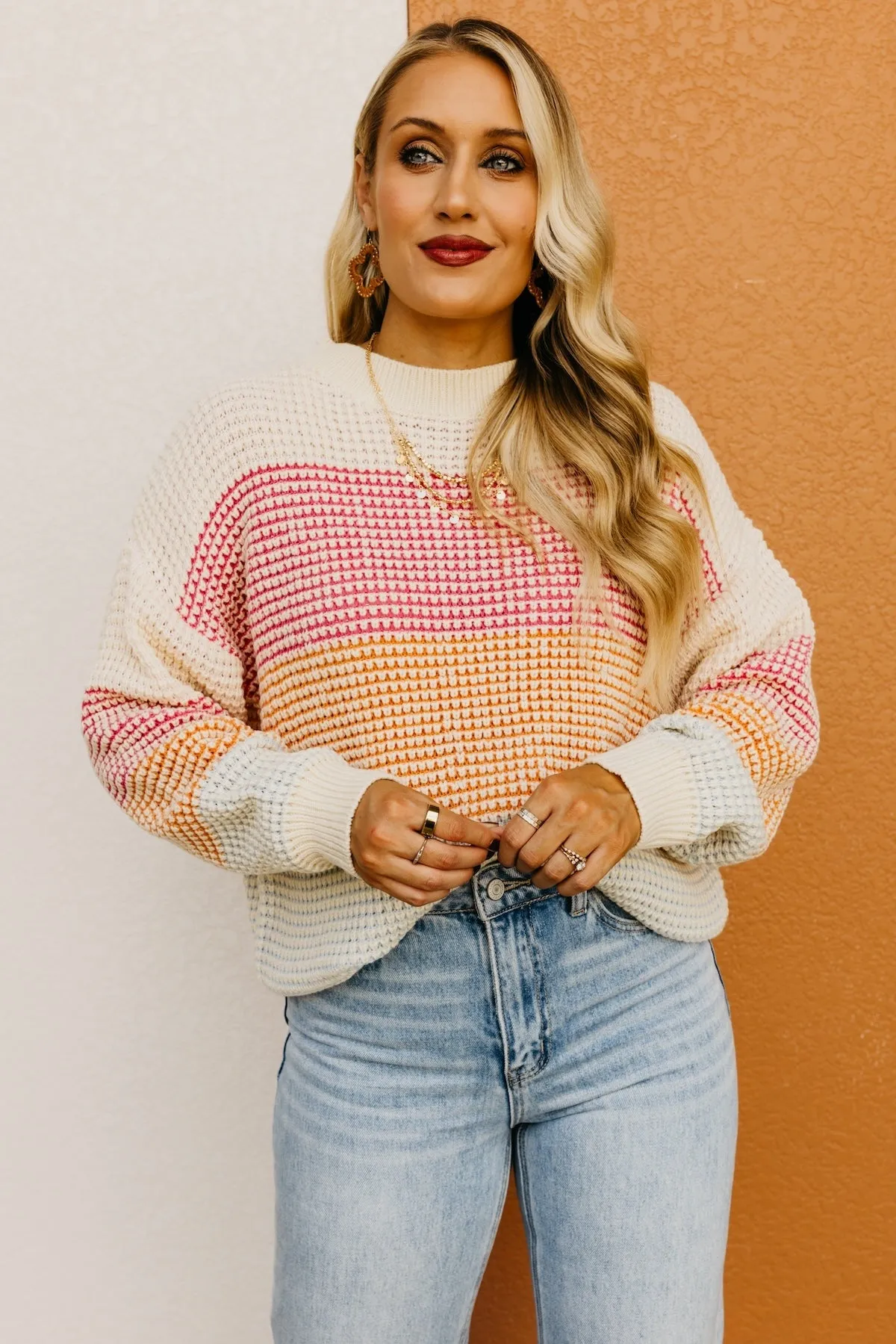 The Maliah Color Block Sweater