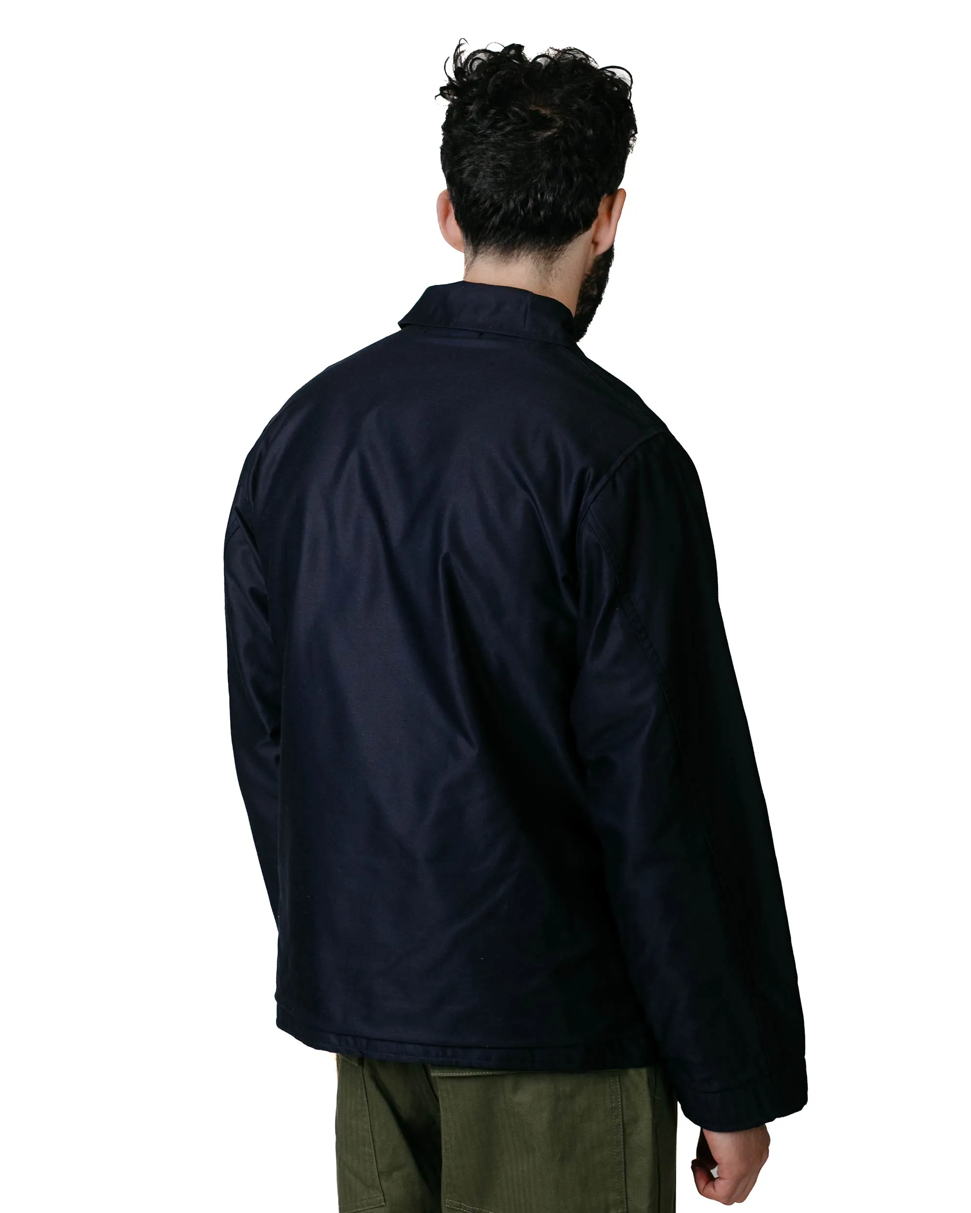 The Real McCoy's MJ23010 U.S. Navy Utility Jacket Navy