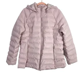 Time and Tru Light Purple Puffer Removable Hood Jacket- Size XL (see notes)