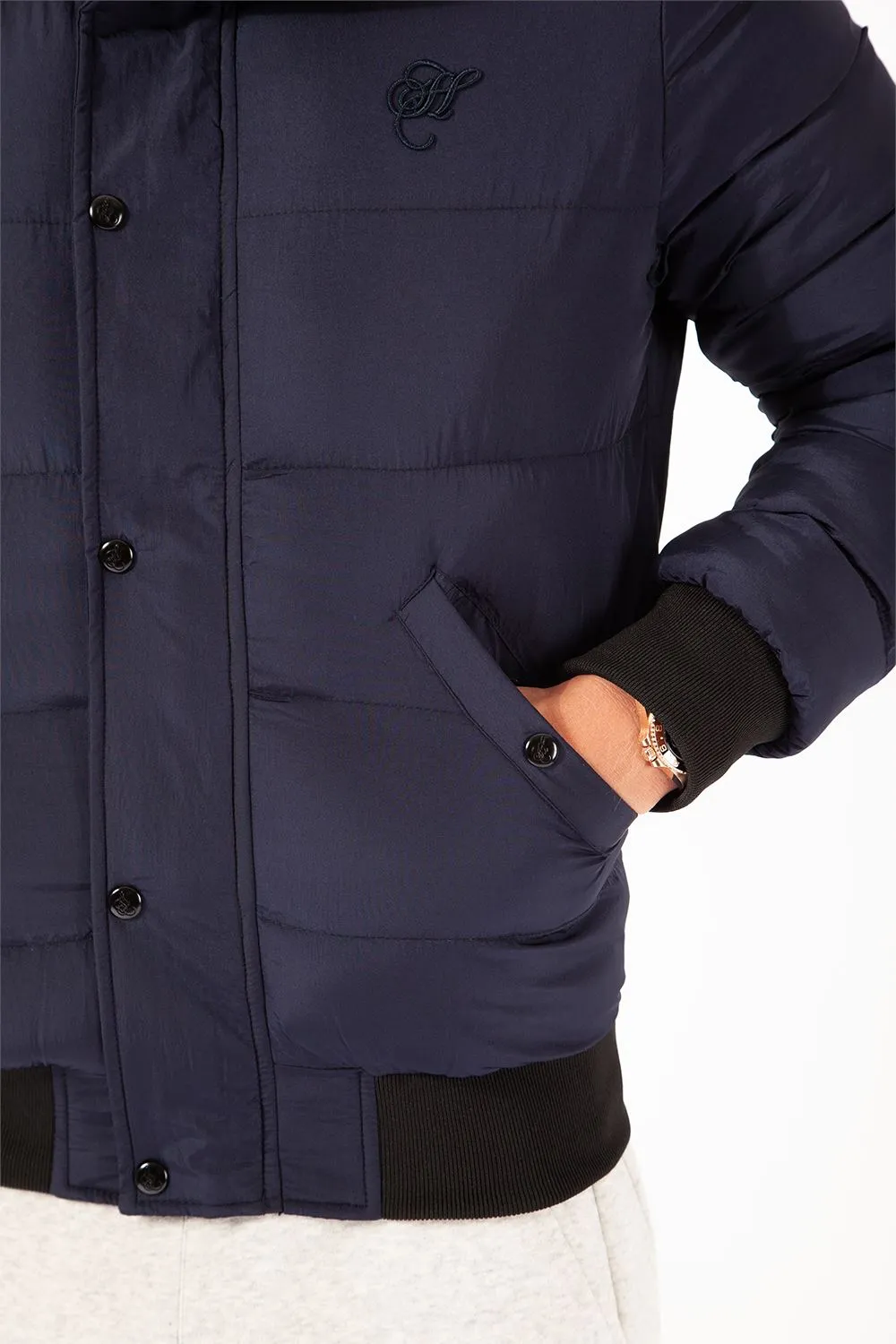 Tribeca Quilted Bomber Jacket