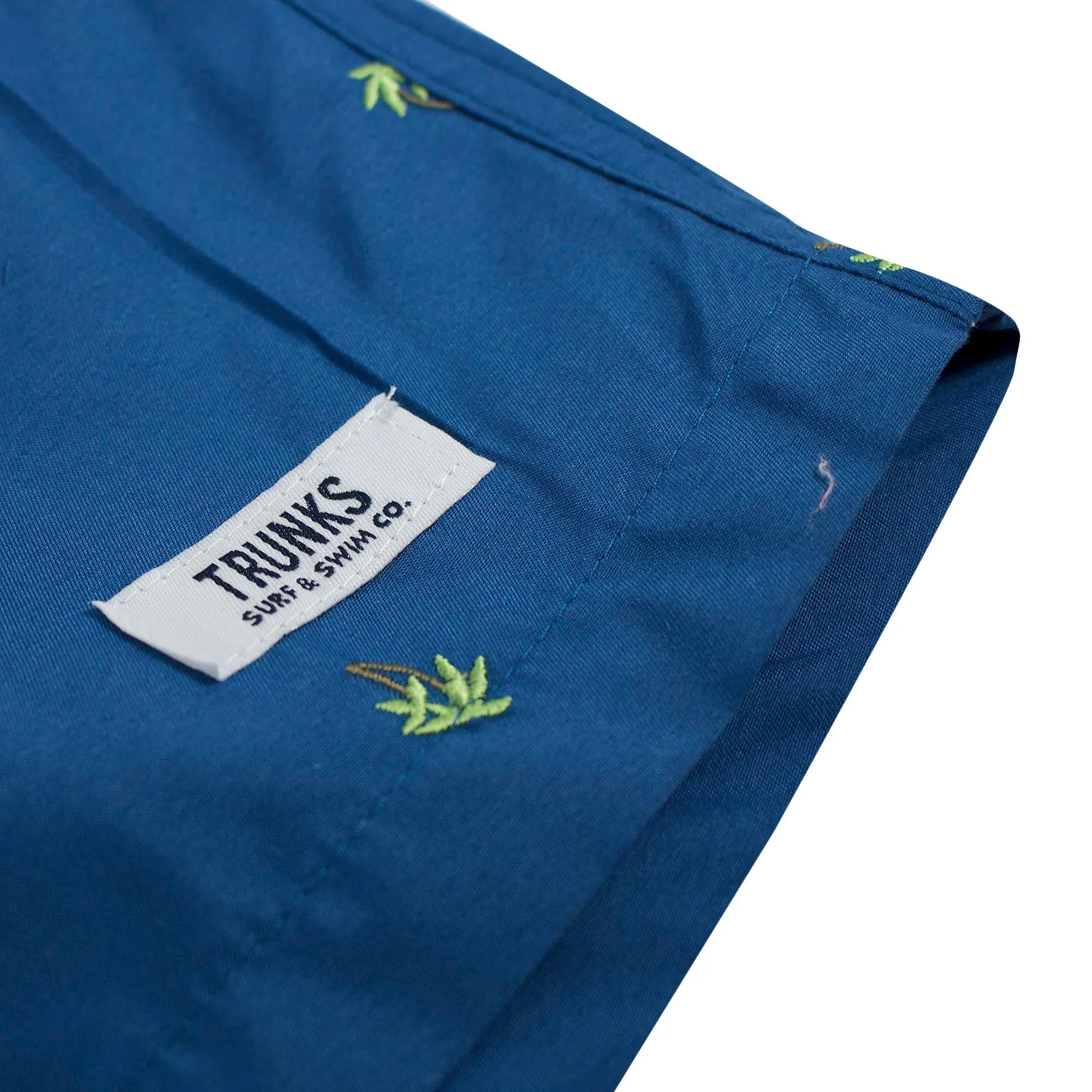 Trunk Surf and Swim Co Embroidered Palm Tree Deep Water Sano Swim Shorts