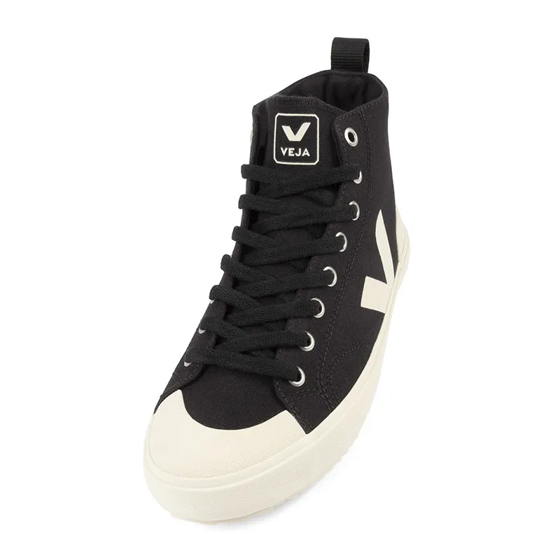 Veja Nova High Top Canvas Black Pierre Sneaker