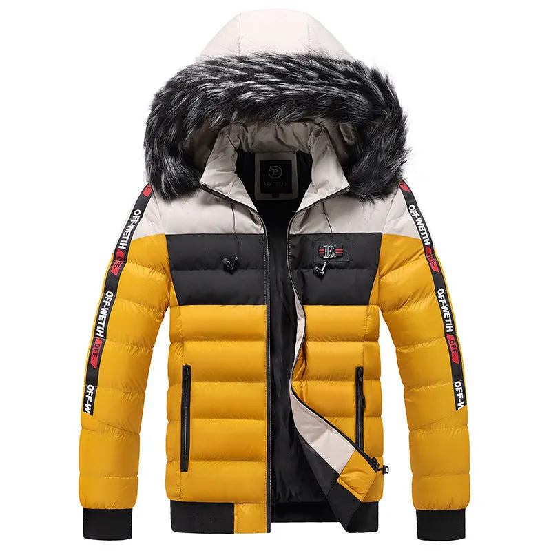 Winter Hooded Jacket Men