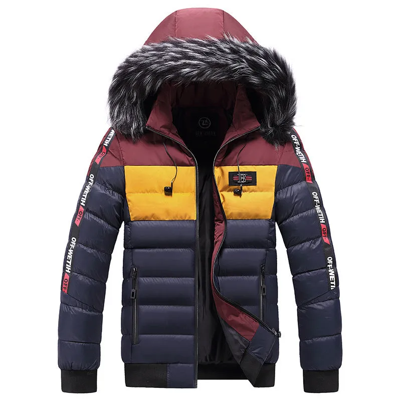 Winter Hooded Jacket Men