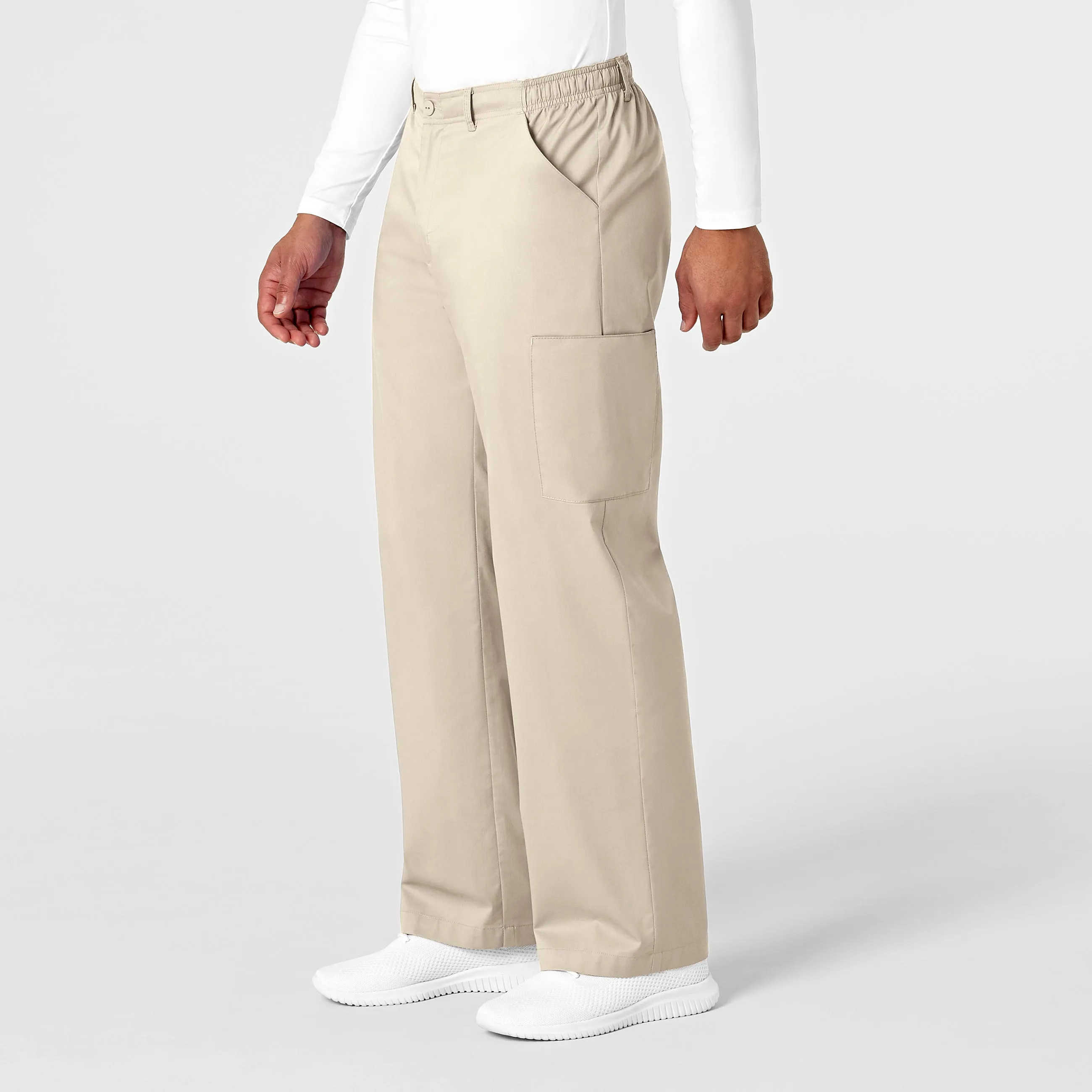 WonderWORK Men's Cargo Scrub Pant - Khaki