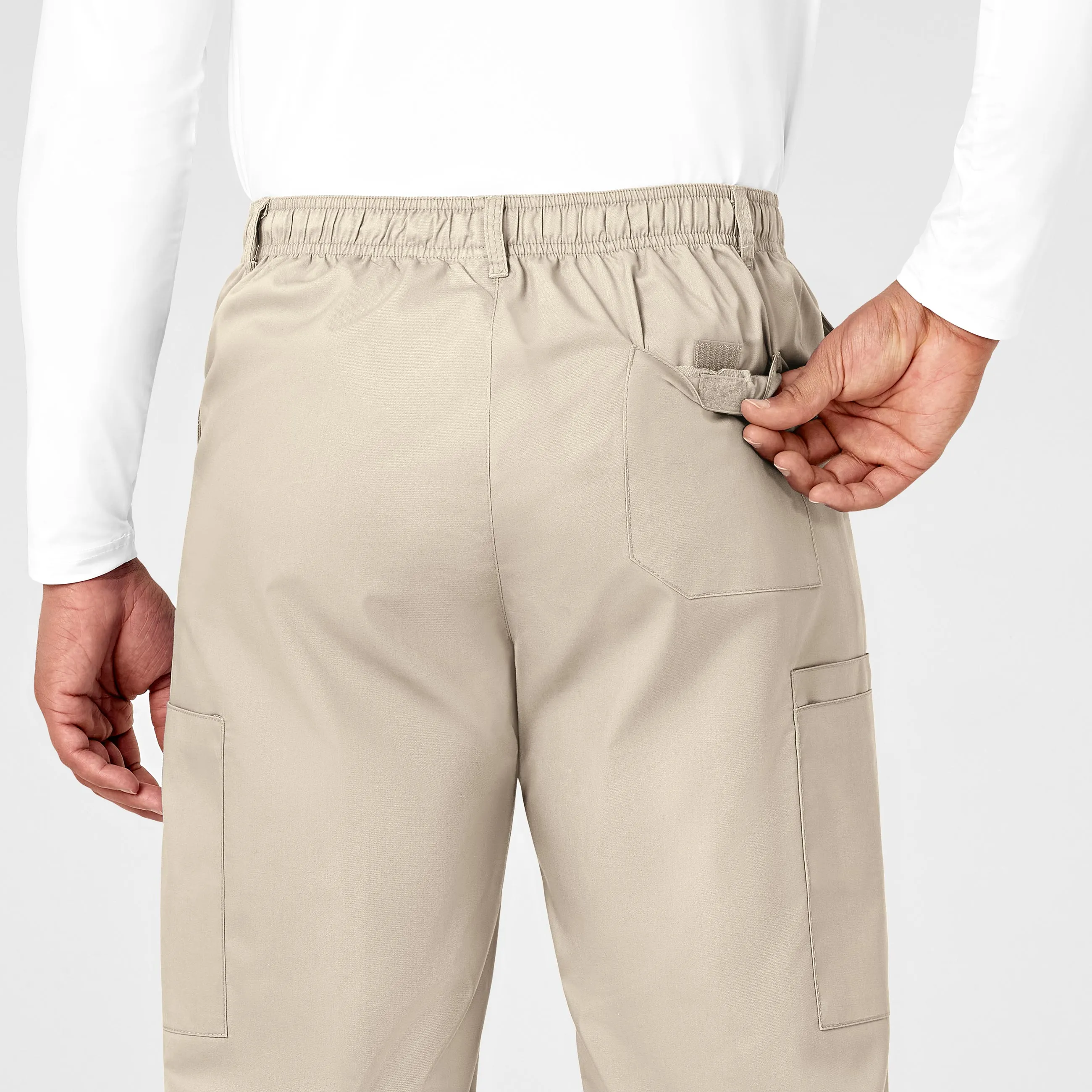 WonderWORK Men's Cargo Scrub Pant - Khaki