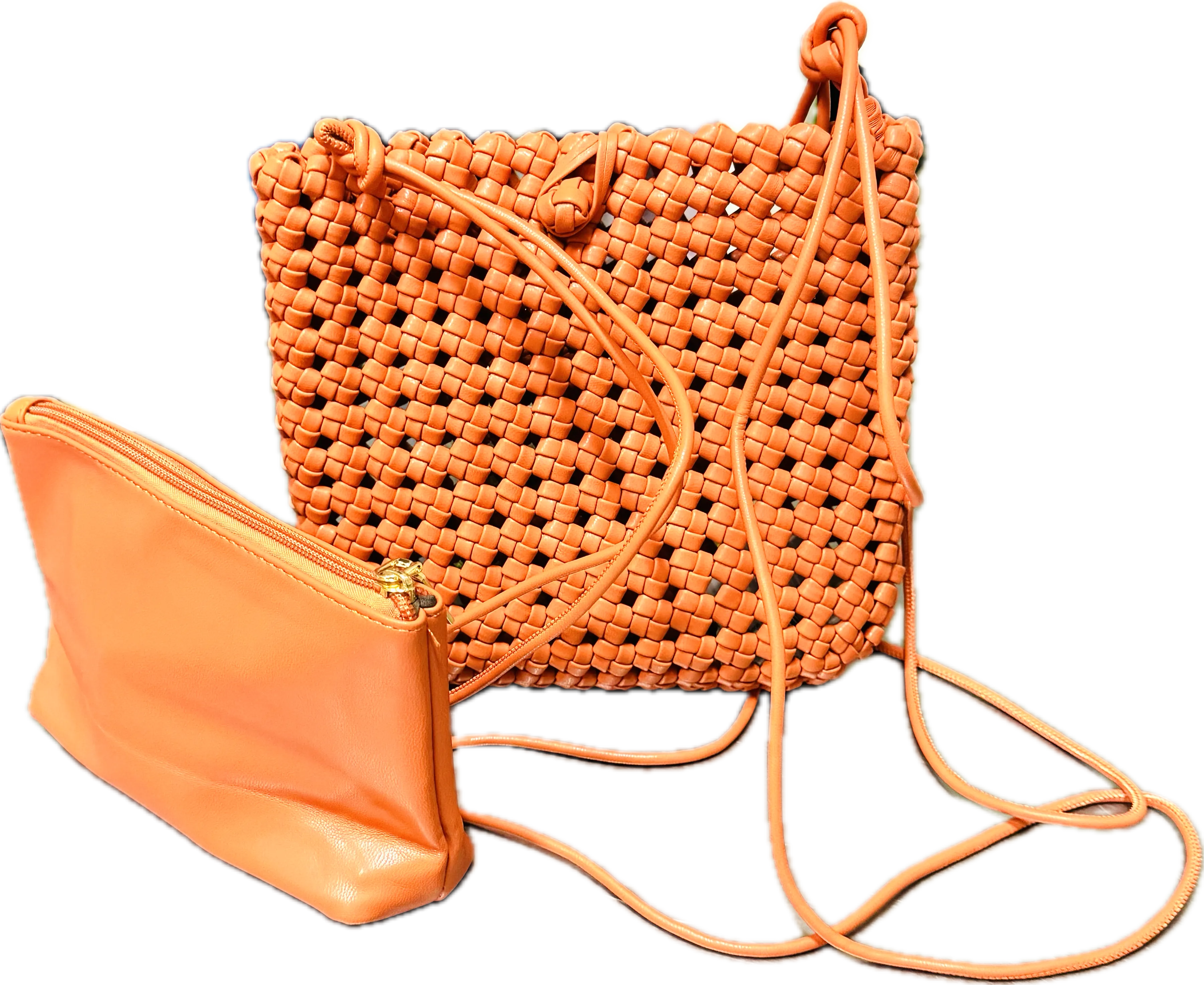 Woven Crossbody - (multiple colors)