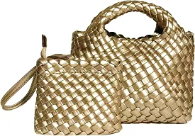 Woven Mini Tote - (multiple colors)