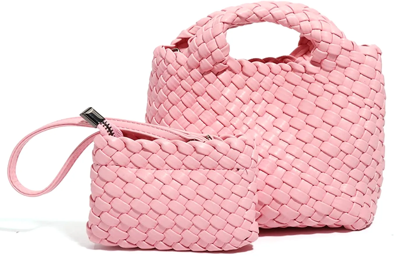 Woven Mini Tote - (multiple colors)