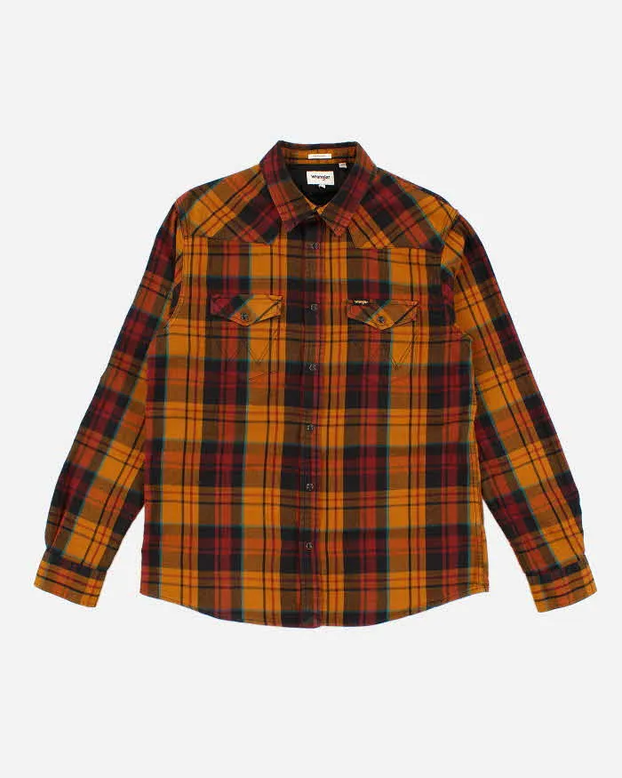 Wrangler Check Western Shirt - L