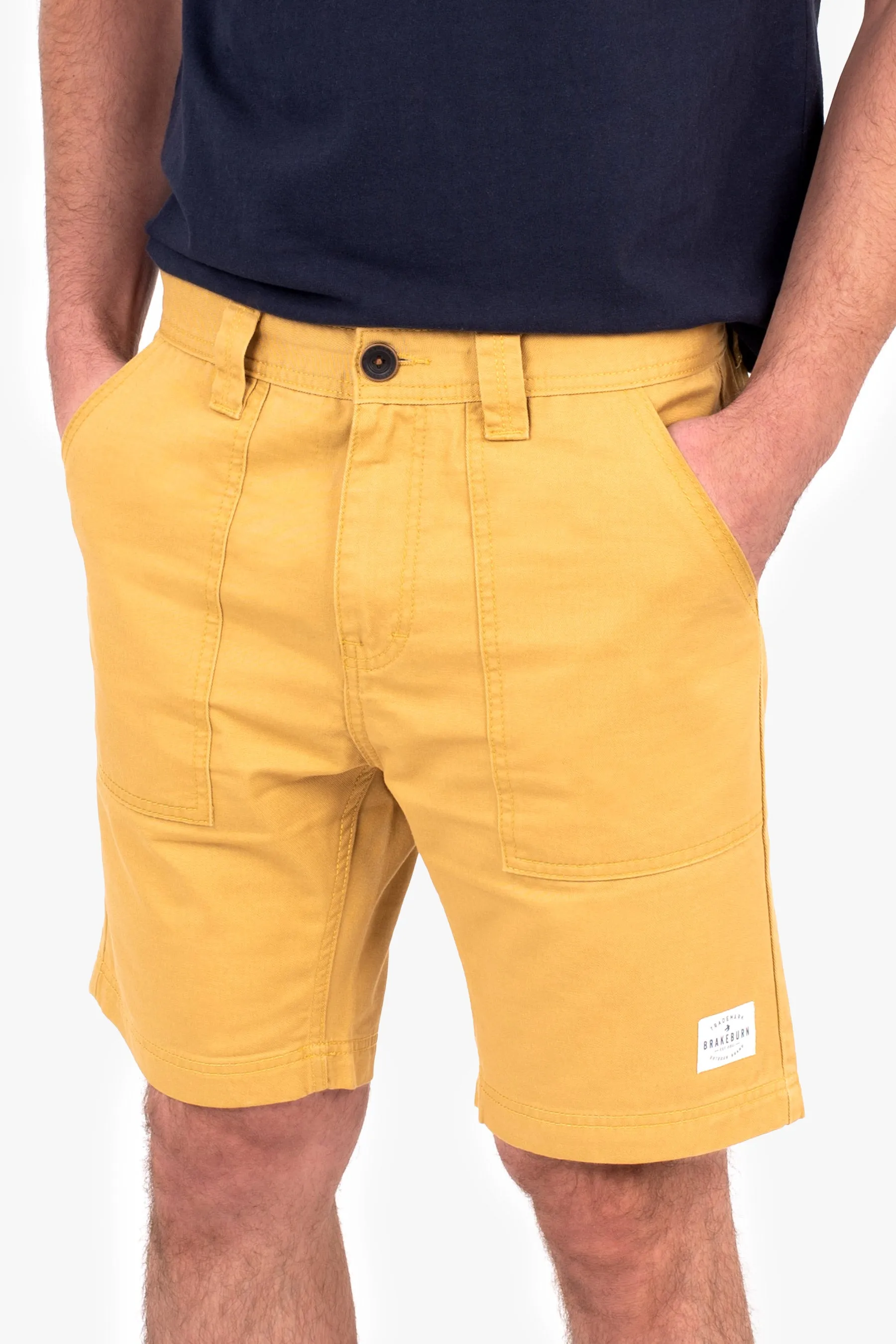 Yellow Utility Shorts